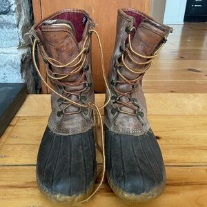Vintage L.L. Bean Brown Leather Boots with Thinsulate